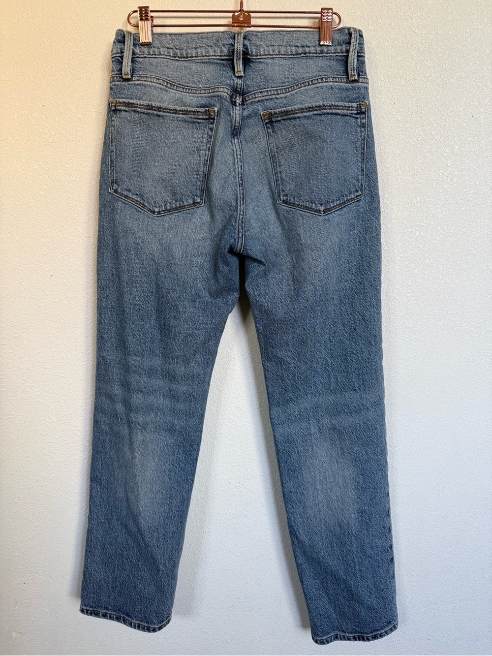 FRAME Le Nouveau Straight Jeans Women’s 27 Light Wash Cropped Denim - Picture 6 of 14